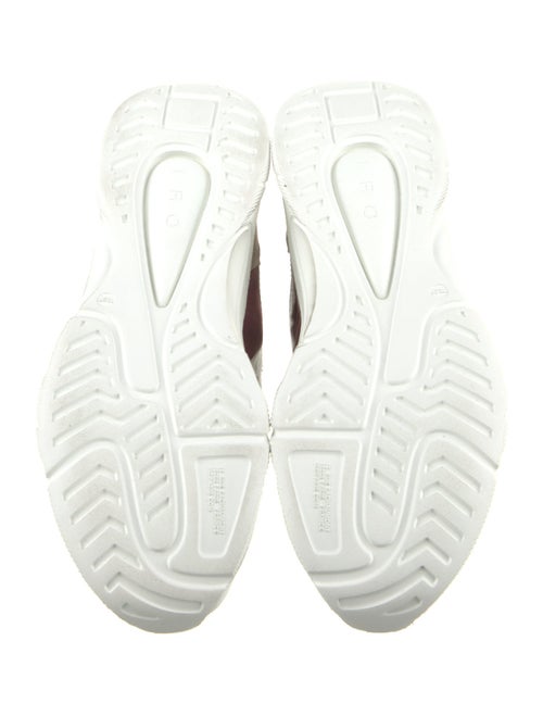 Iro Leather Mesh Accents Chunky Sneakers