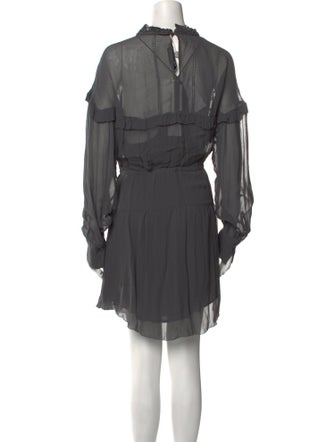 Iro Mock Neck Knee-Length Dress