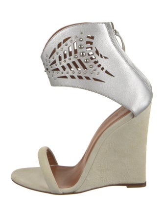 Iro Suede Lasercut Accents Espadrilles