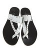 Iro Leather Studded Accents Slides