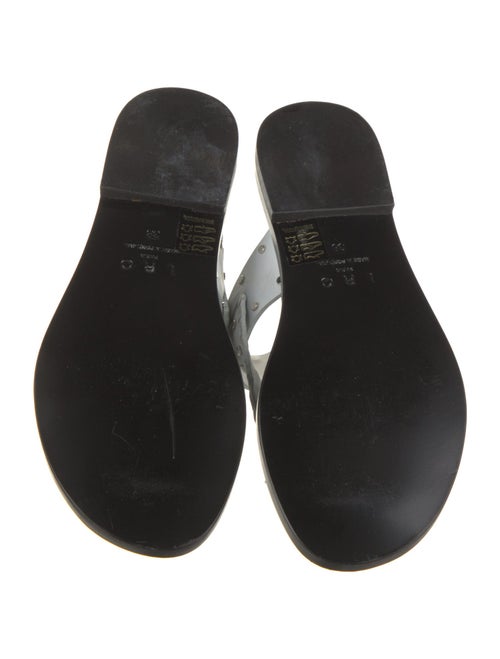 Iro Leather Studded Accents Slides