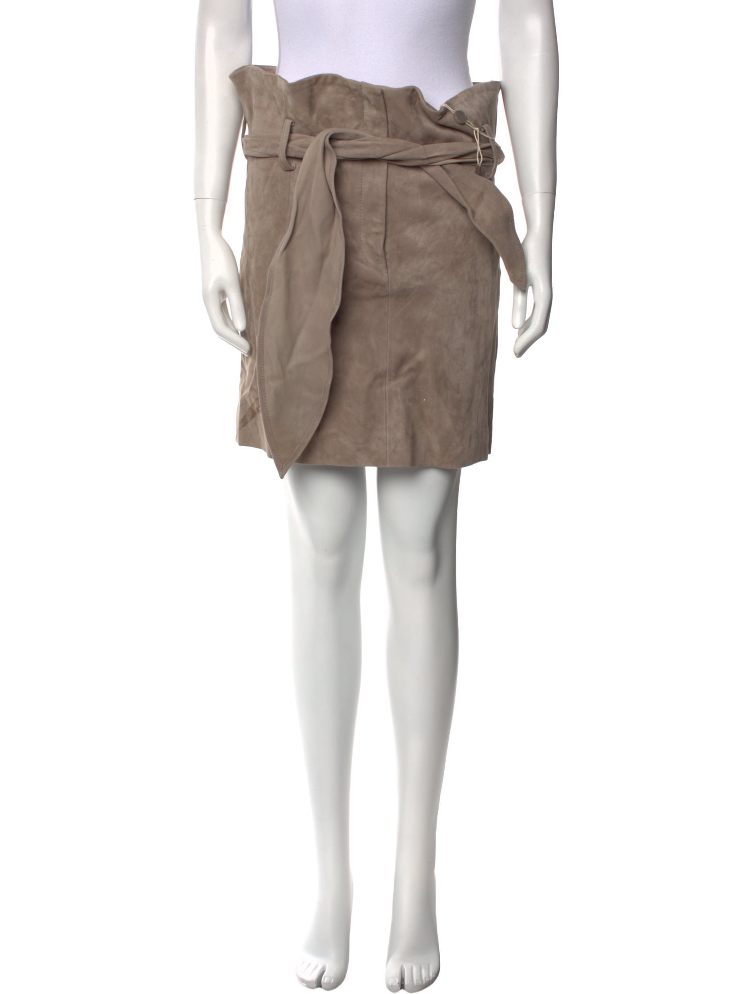 Iro Lamb Leather Mini Skirt
