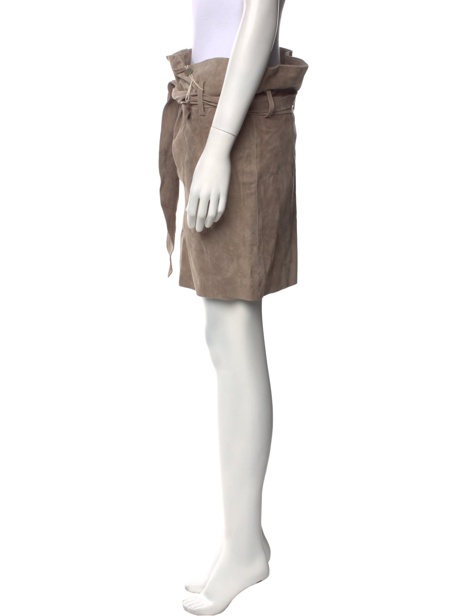 Iro Lamb Leather Mini Skirt