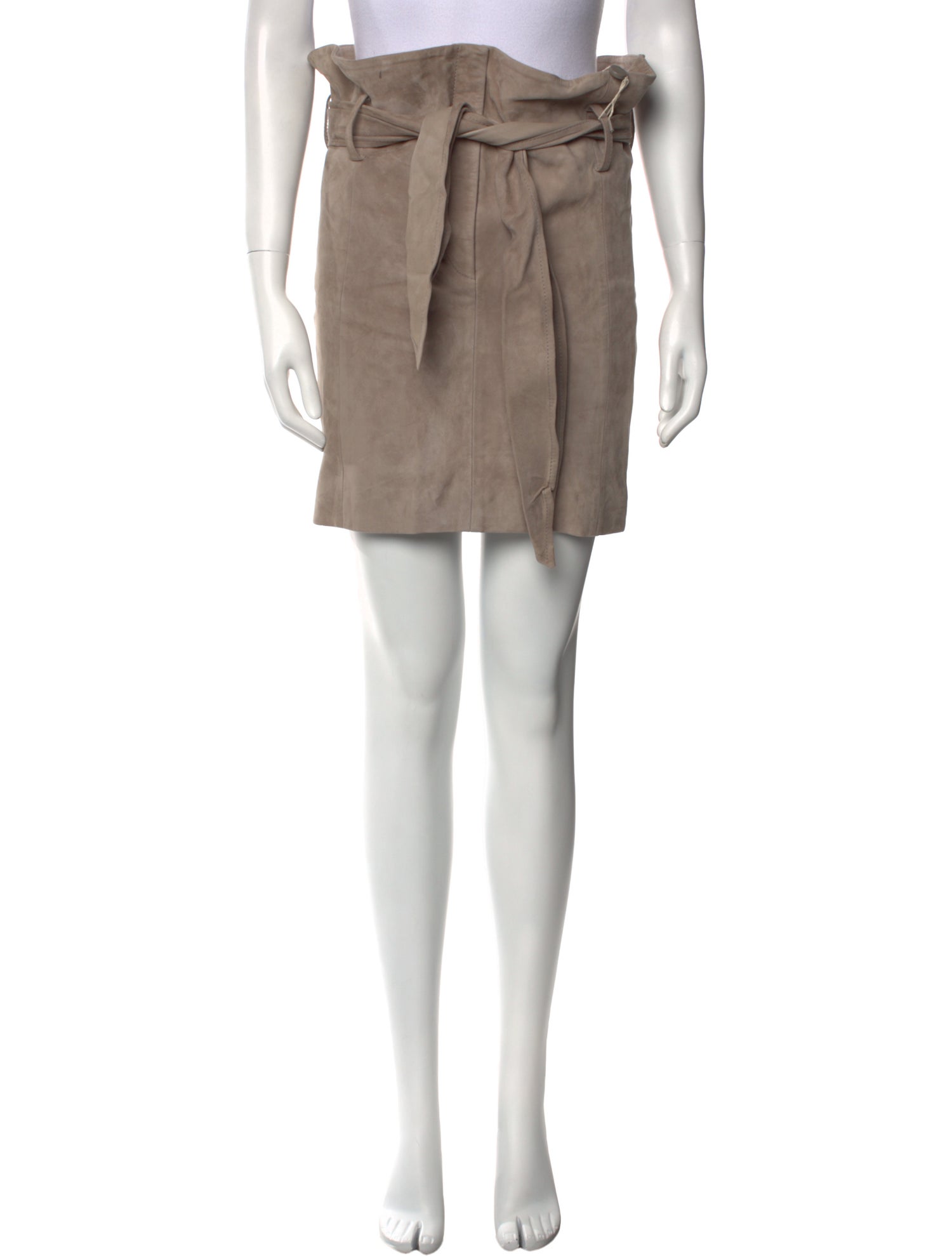Iro Lamb Leather Mini Skirt
