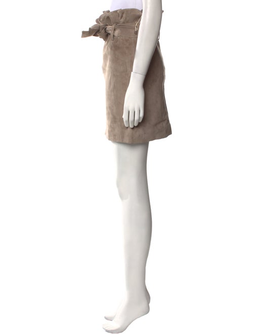 Iro Leather Knee-Length Skirt