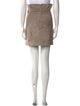 Iro Leather Knee-Length Skirt