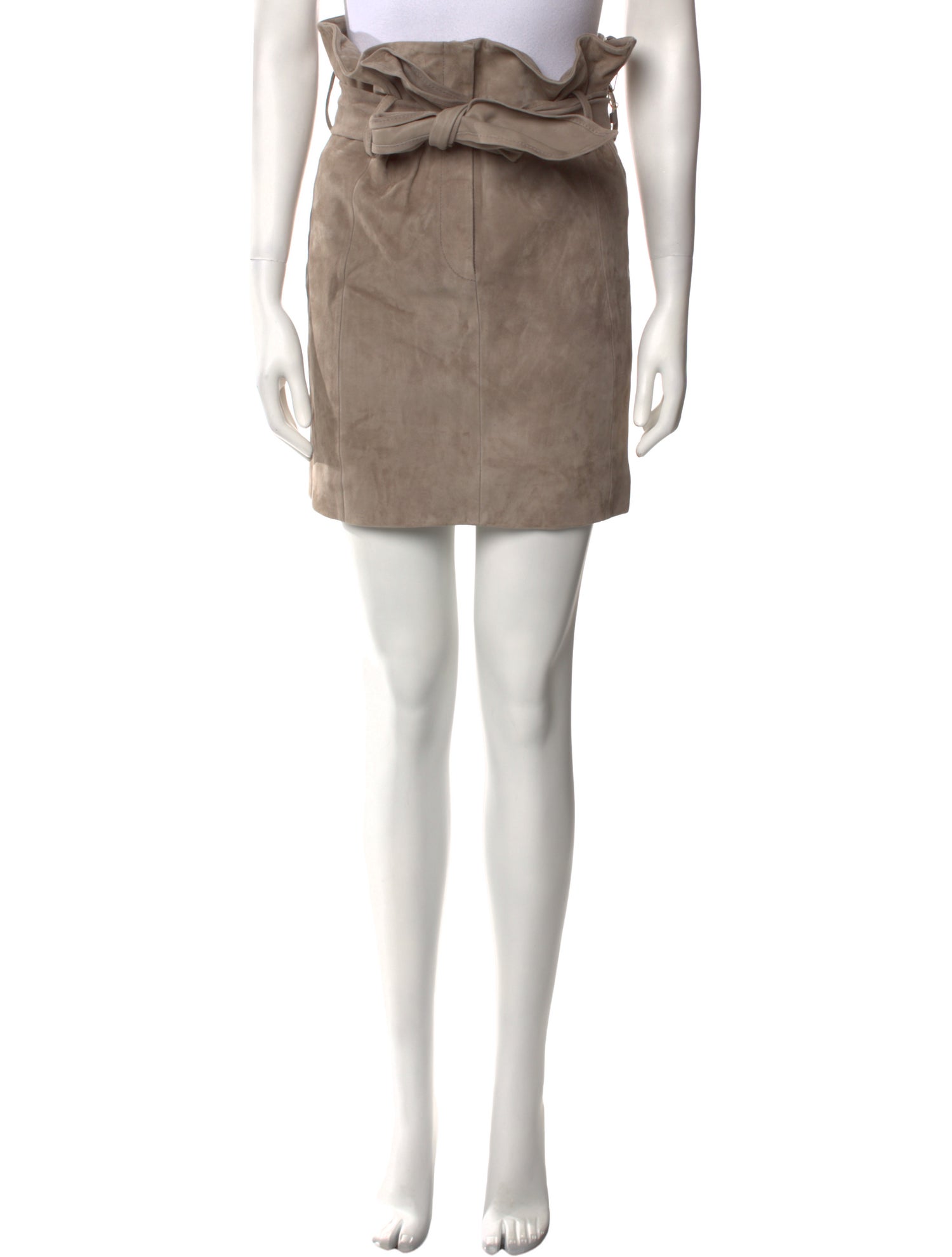 Iro Leather Mini Skirt
