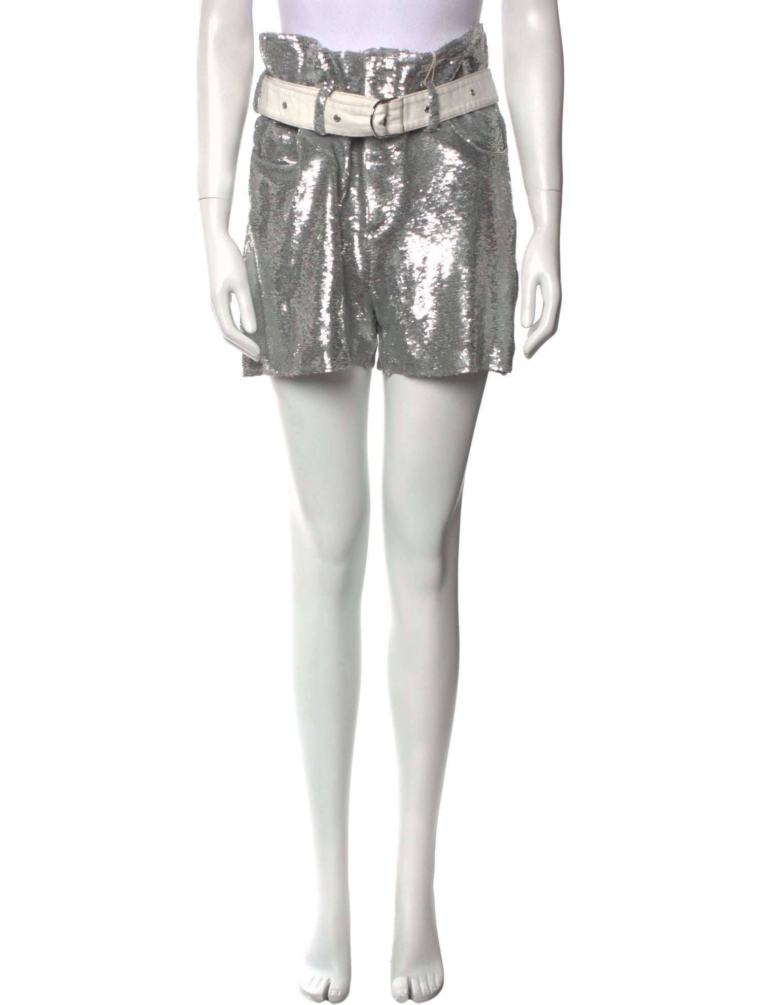 Iro Sequin Mini Shorts