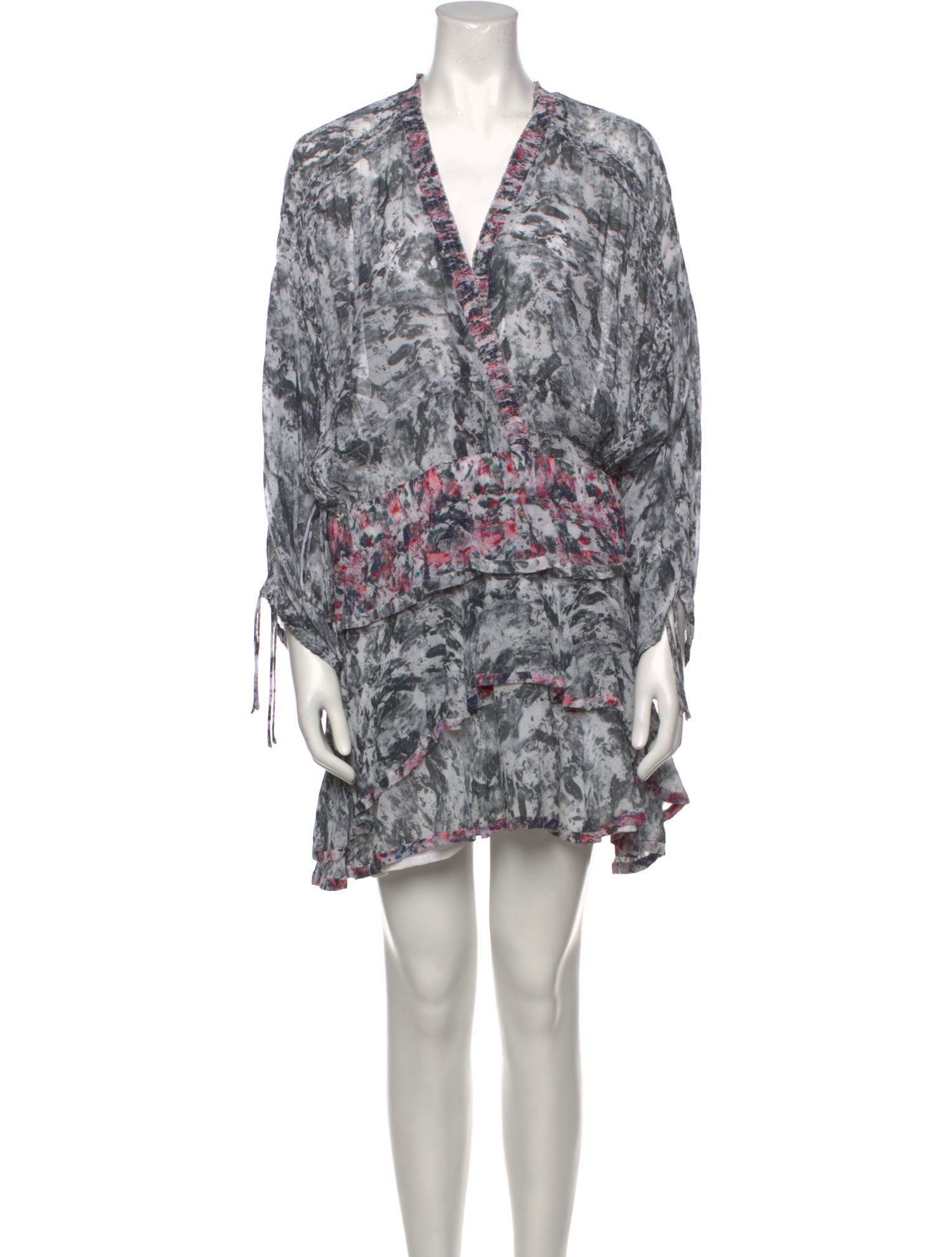 Iro Printed Mini Dress