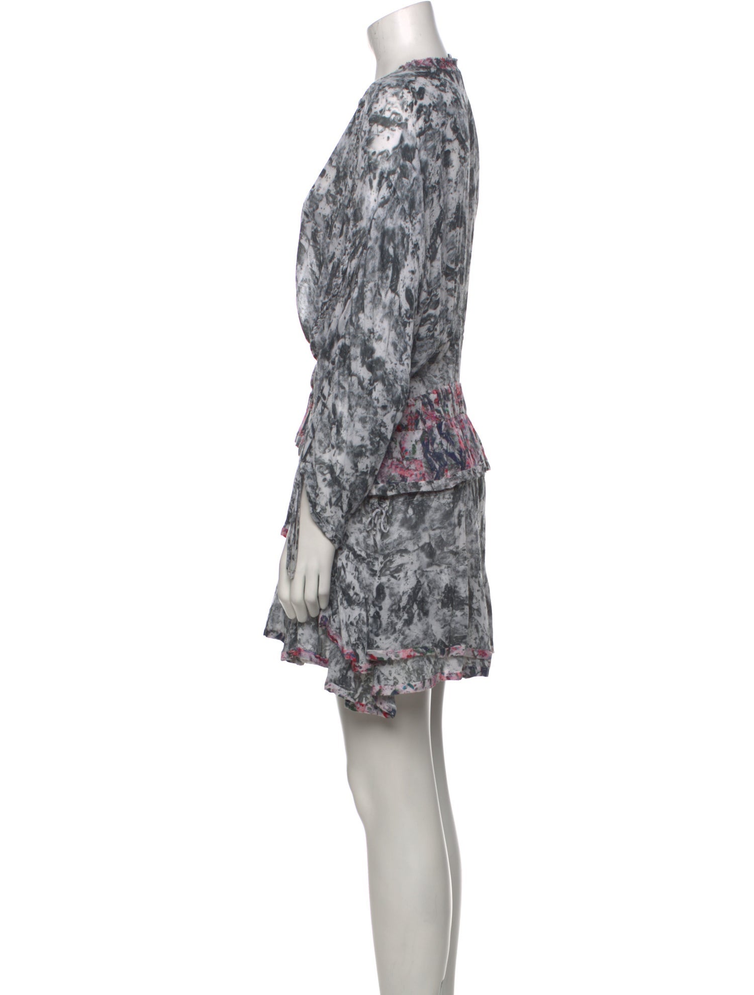 Iro Printed Mini Dress