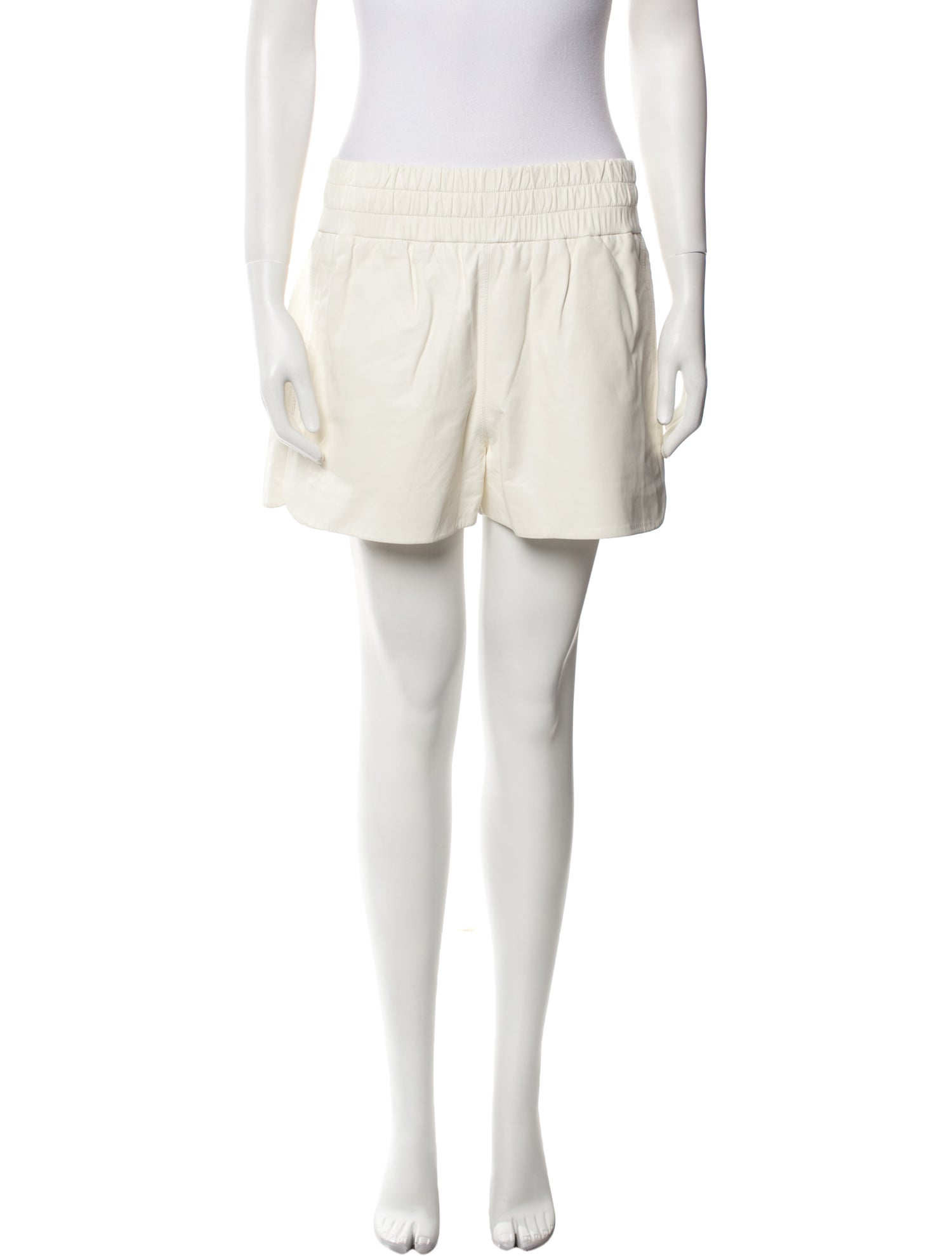 Iro Lamb Leather Mini Shorts w/ Tags