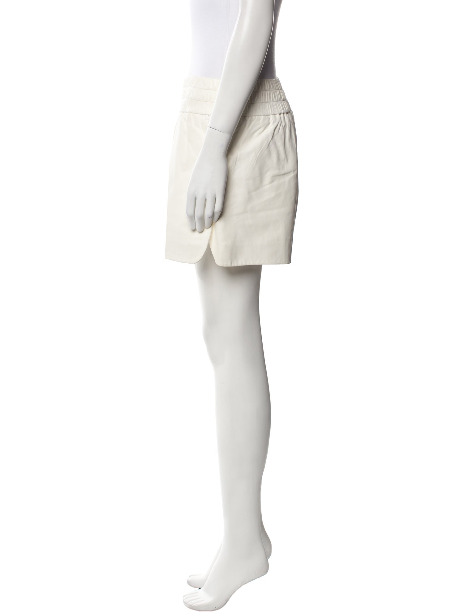 Iro Lamb Leather Mini Shorts w/ Tags