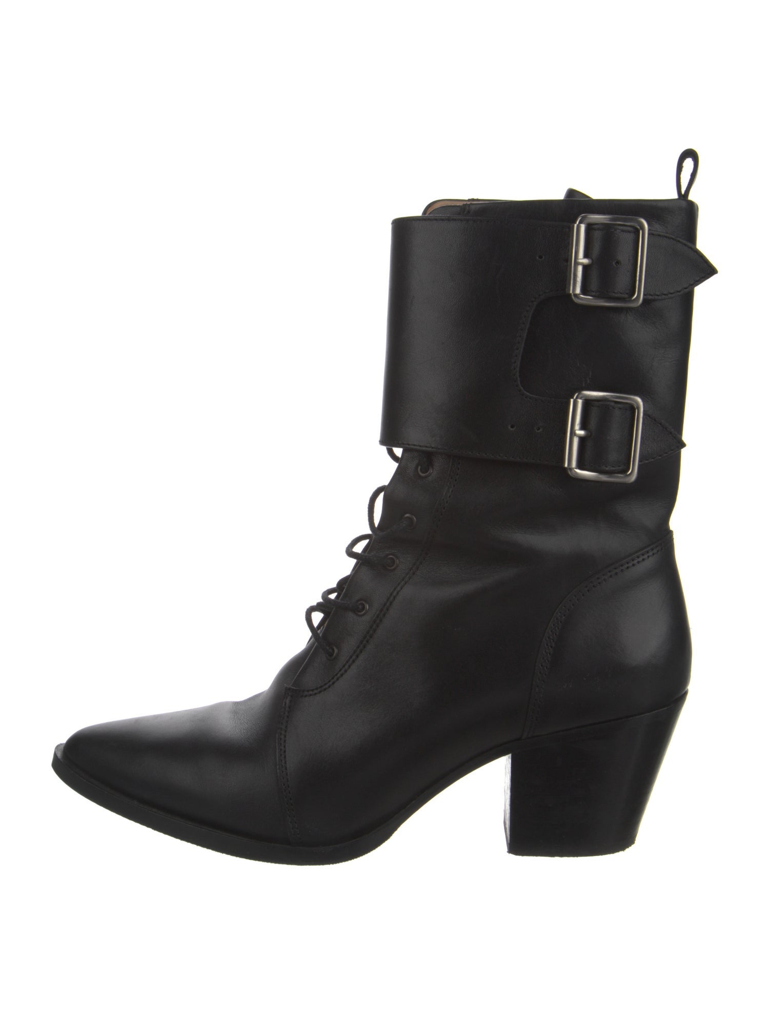 Iro Leather Combat Boots