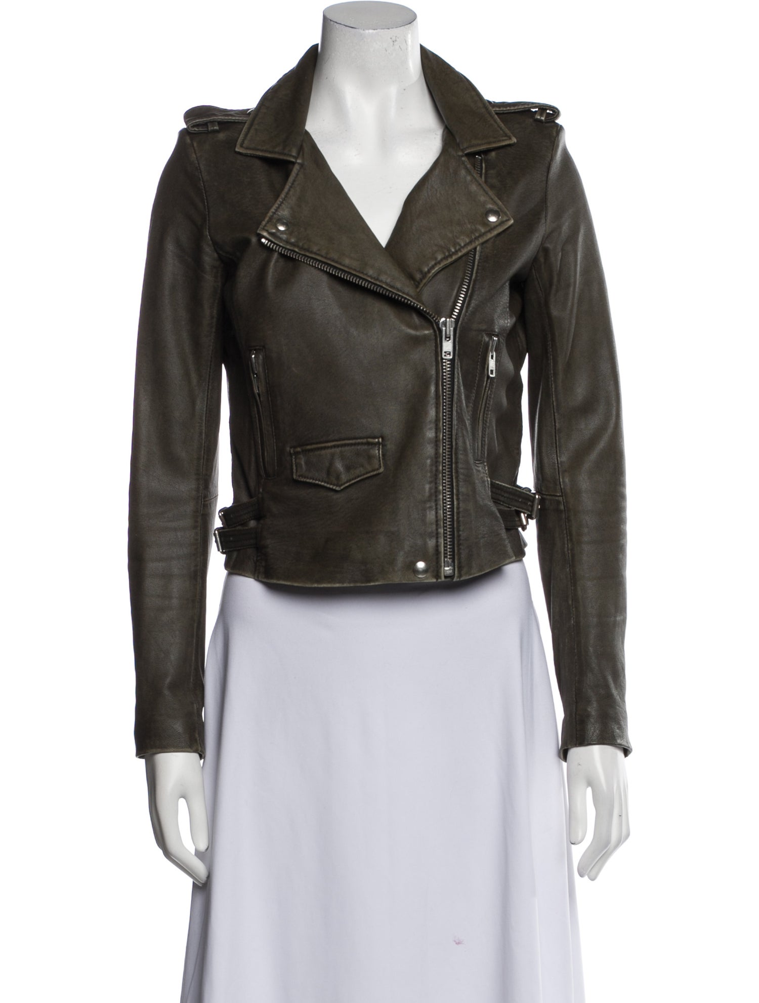 Iro Lamb Leather Biker Jacket