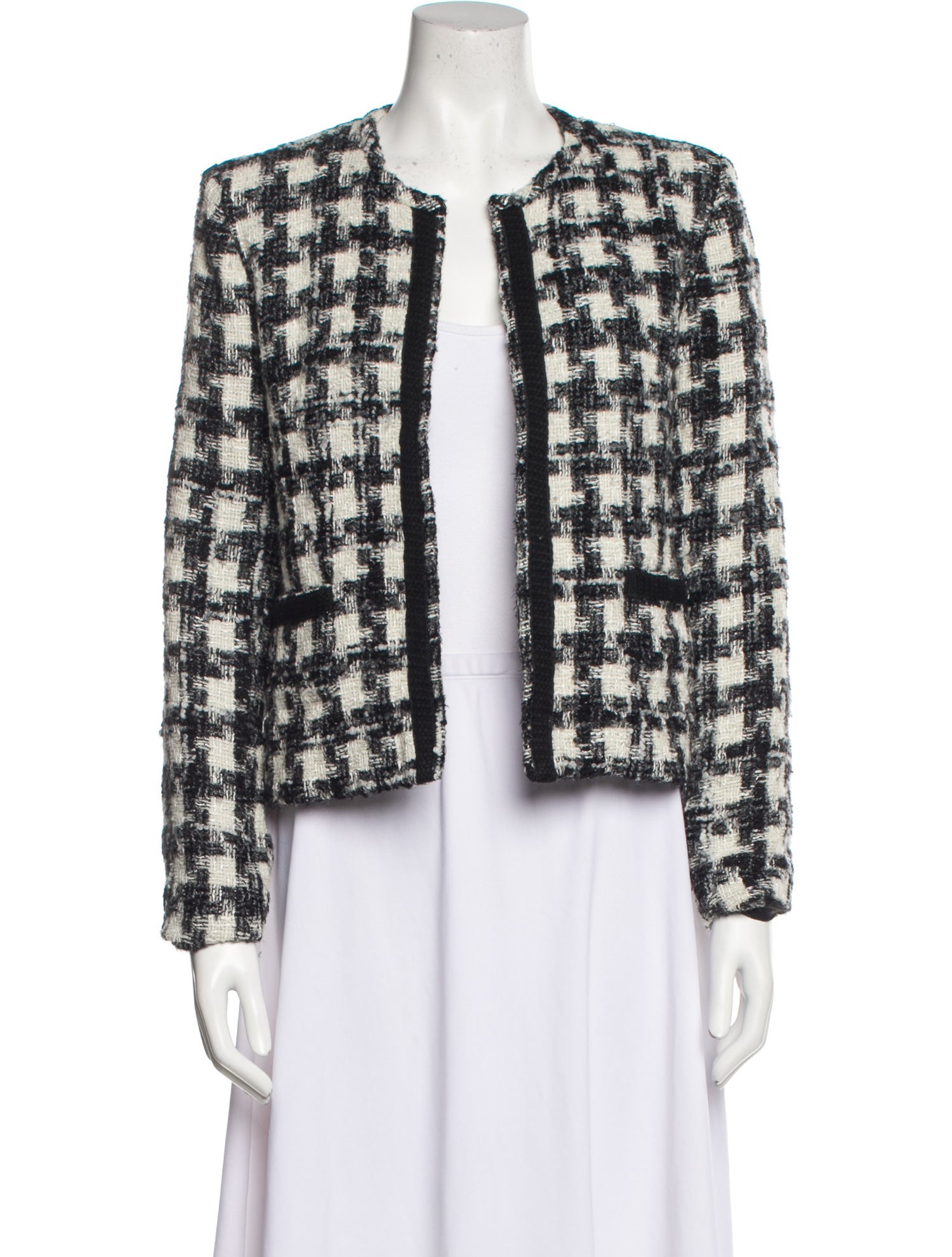 Iro Tweed Pattern Jacket
