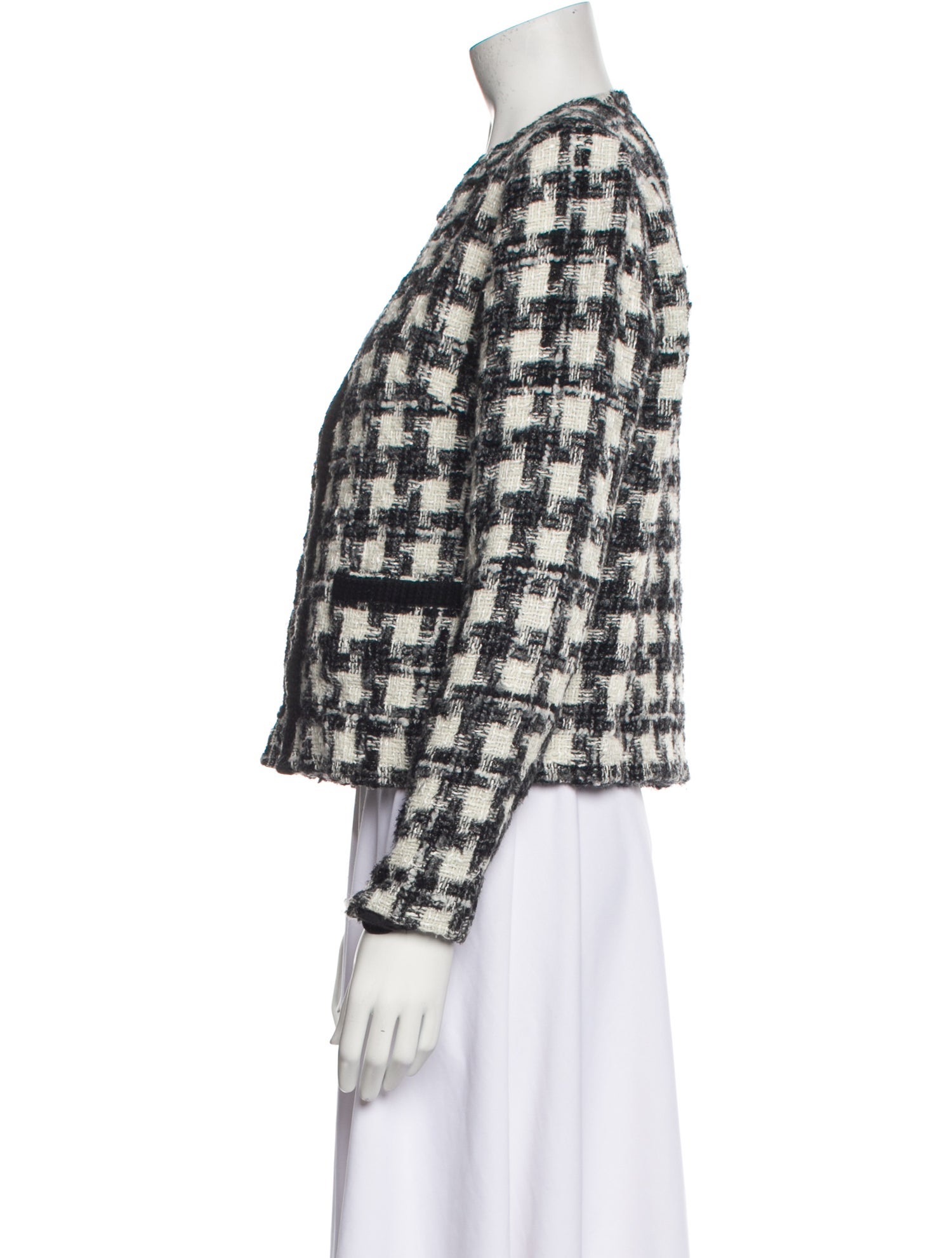 Iro Tweed Pattern Jacket