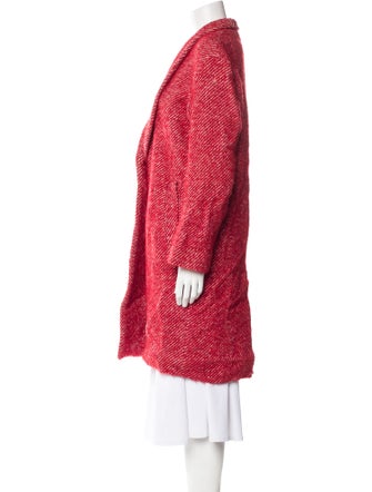 Iro Wool Tweed Pattern Coat