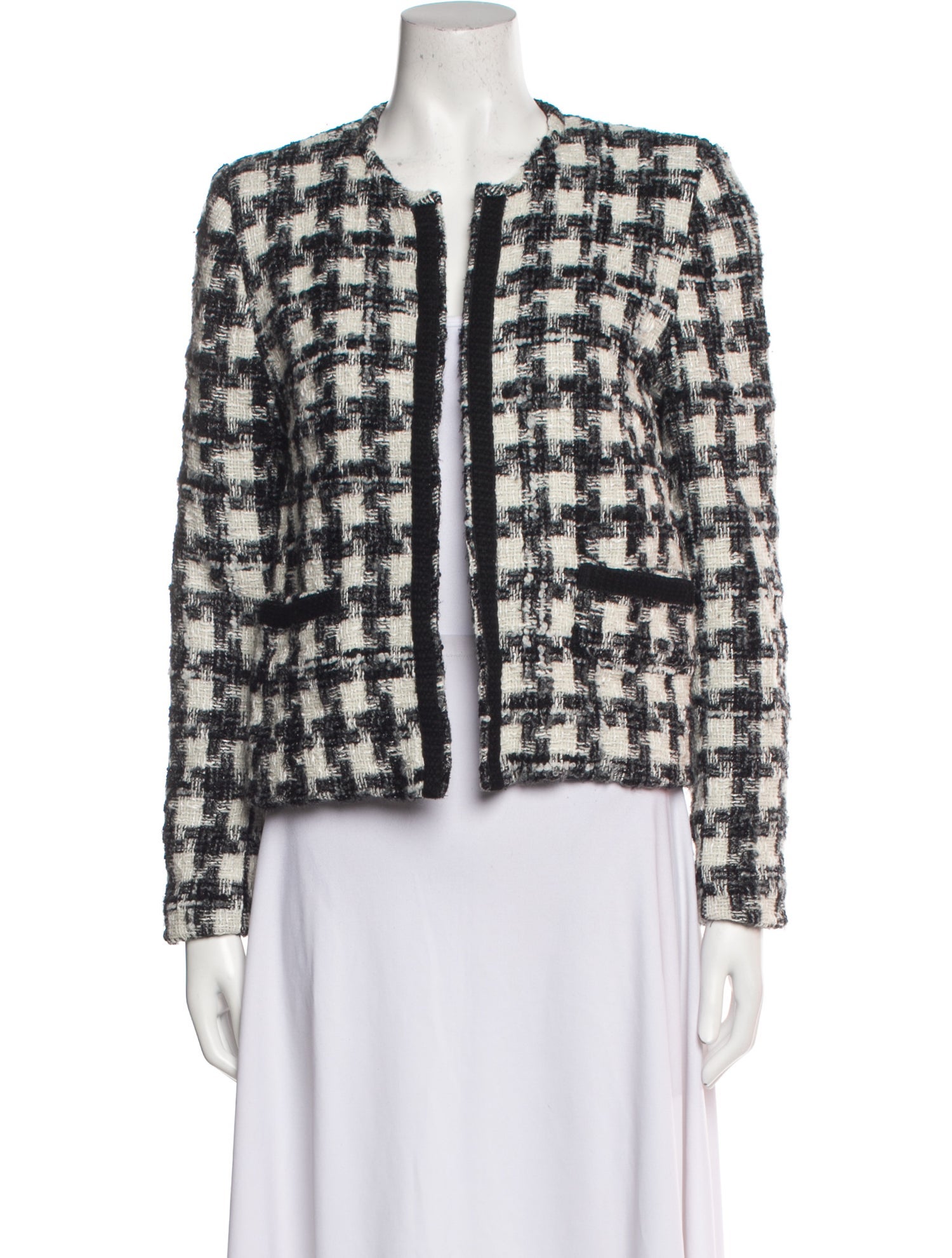 Iro Tweed Pattern Evening Jacket