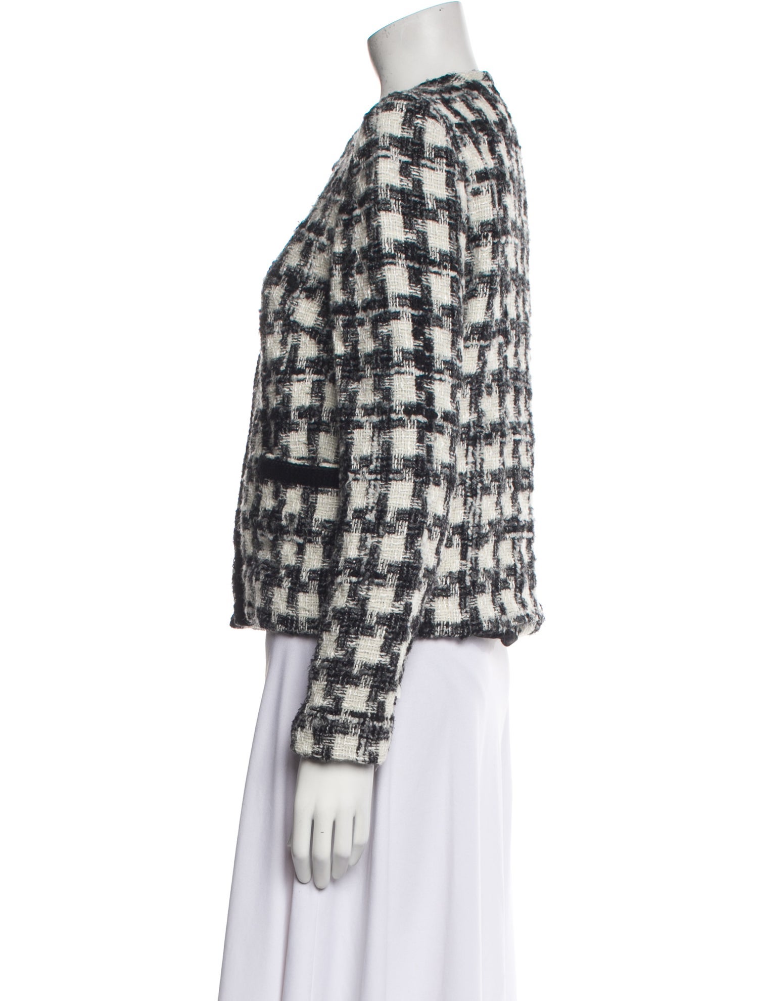 Iro Tweed Pattern Evening Jacket