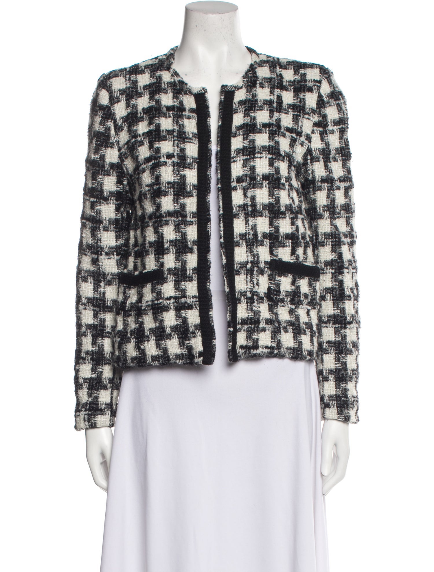 Iro Tweed Pattern Evening Jacket