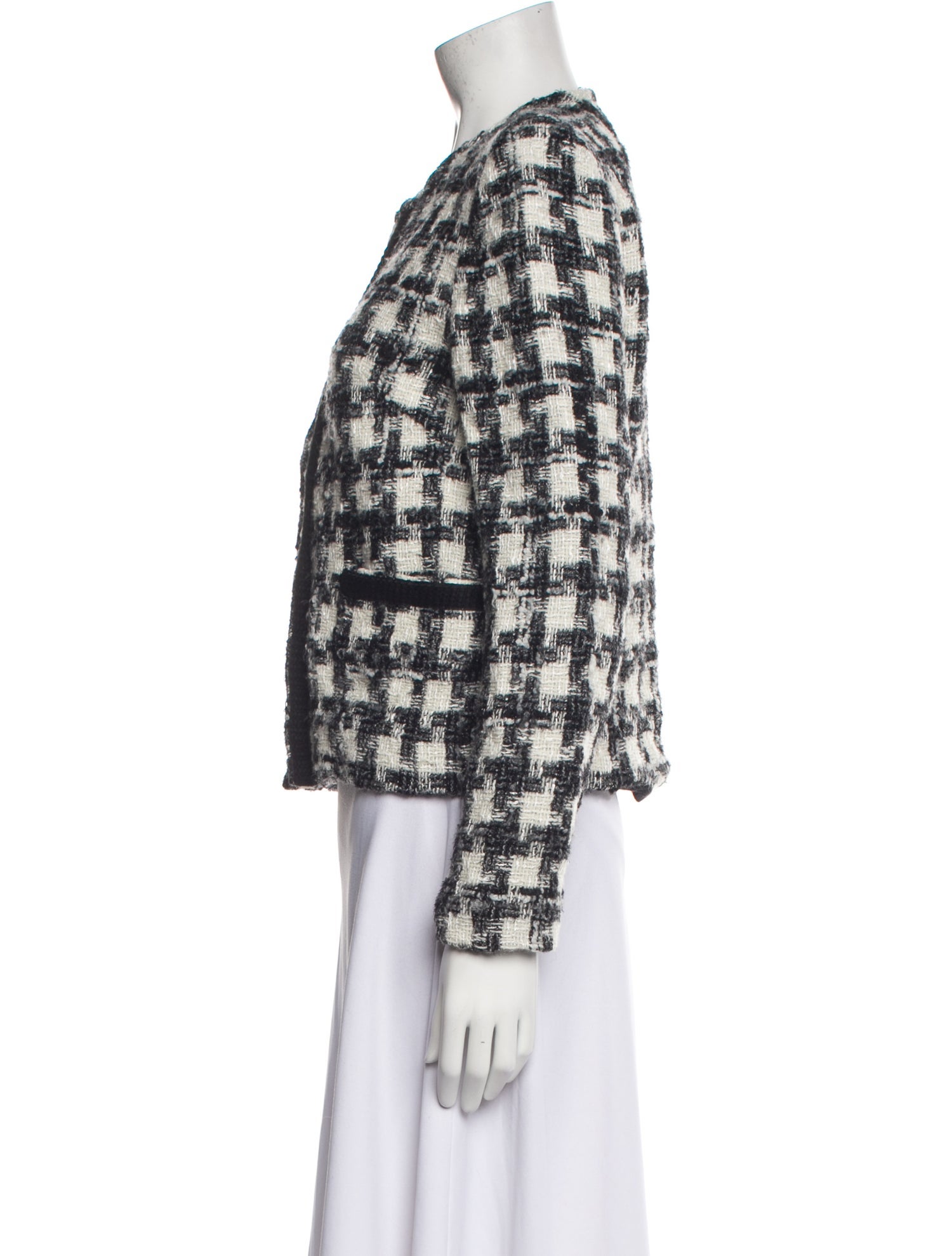 Iro Tweed Pattern Evening Jacket