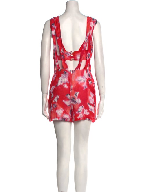 Iro Printed V-Neck Romper