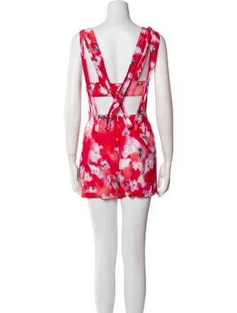 Iro Printed V-Neck Romper