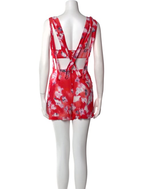 Iro Floral Print V-Neck Romper