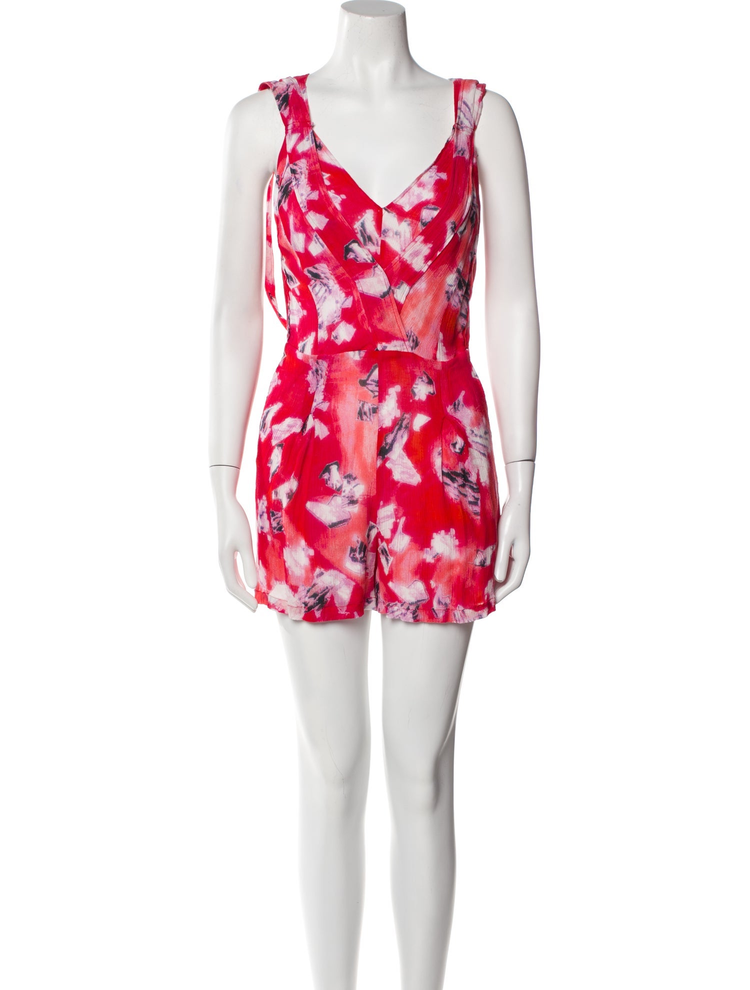 Iro Printed V-Neck Romper