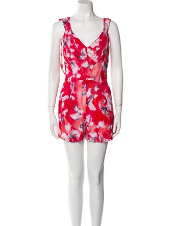 Iro Printed V-Neck Romper