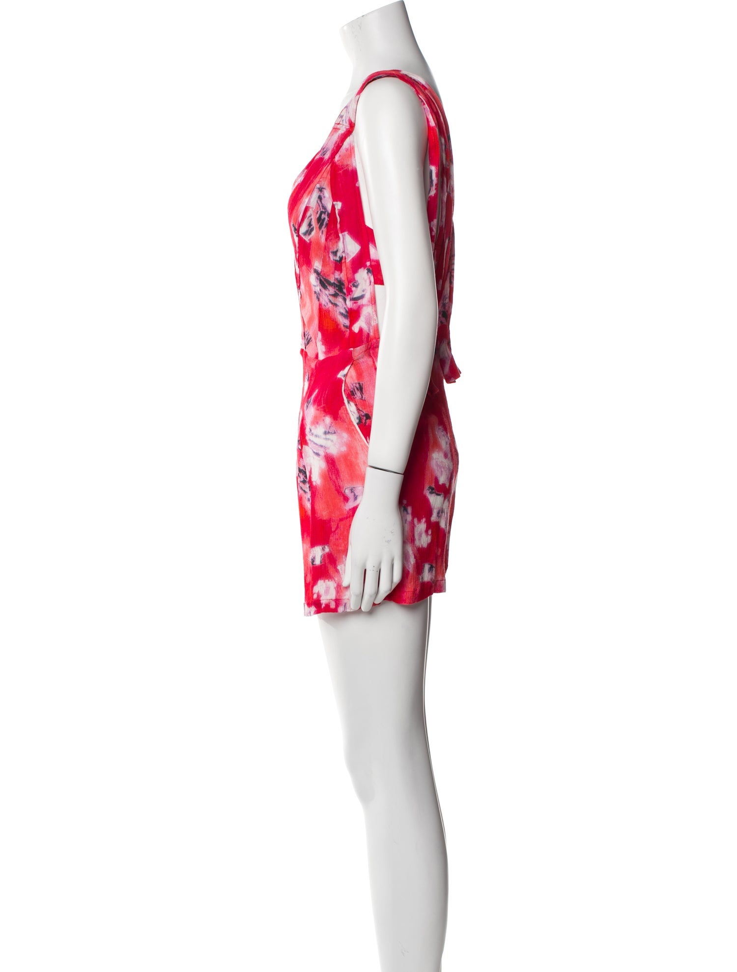 Iro Printed V-Neck Romper