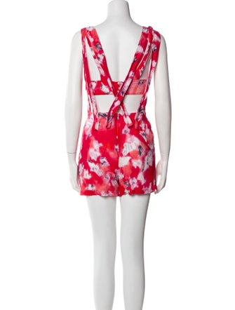 Iro Printed V-Neck Romper