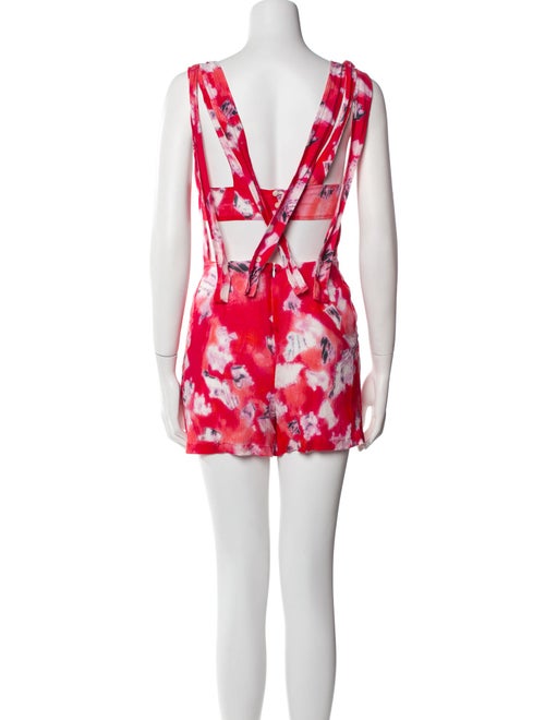 Iro Printed V-Neck Romper