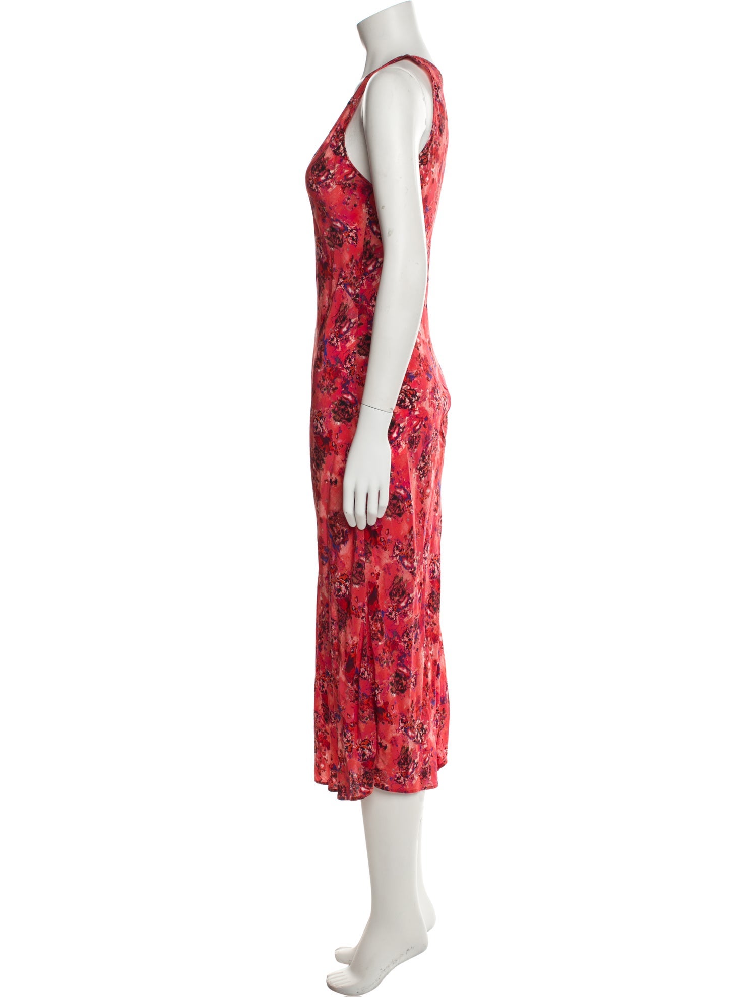 Iro Floral Print Midi Length Dress