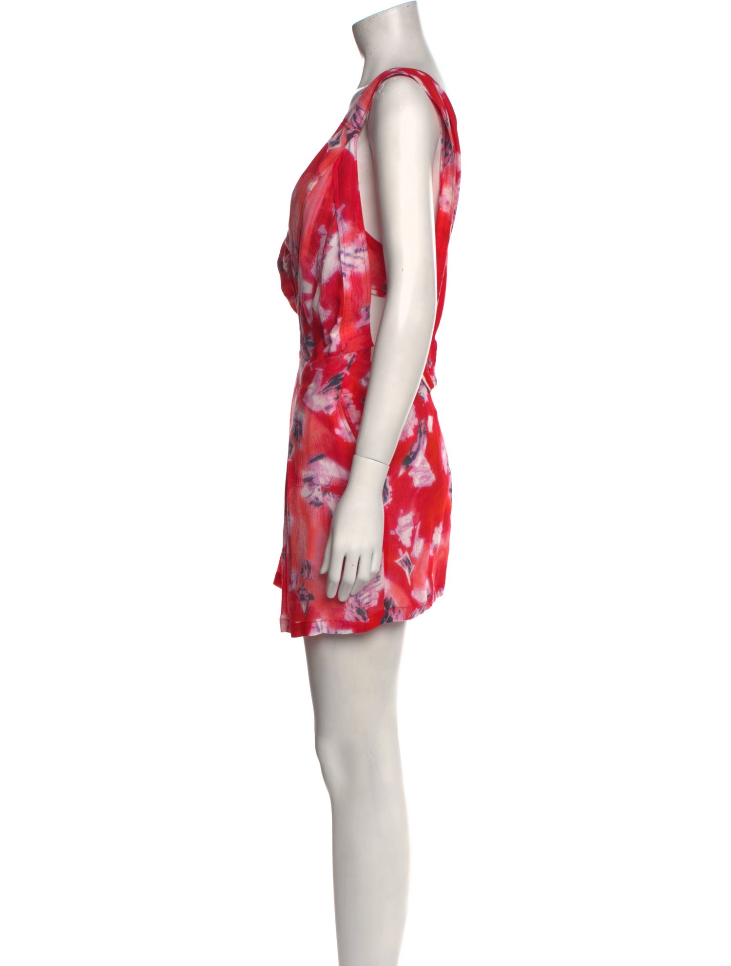 Iro Printed V-Neck Romper