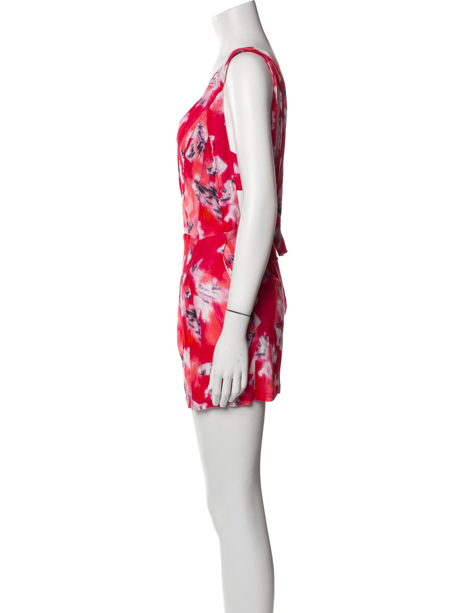 Iro Printed V-Neck Romper