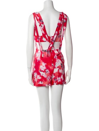 Iro Printed V-Neck Romper