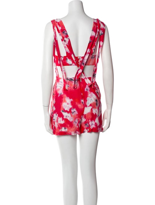 Iro Printed V-Neck Romper