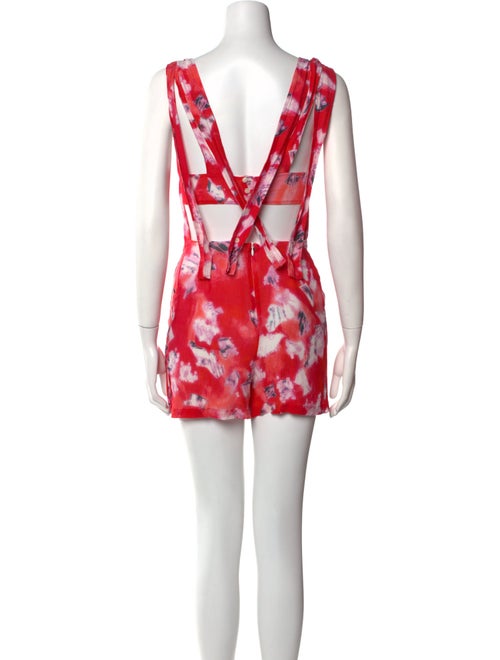 Iro Floral Print V-Neck Romper