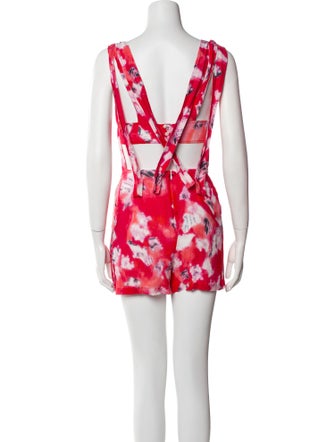 Iro Printed V-Neck Romper