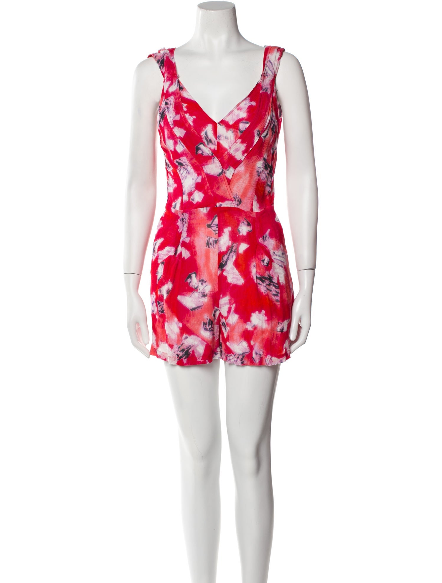 Iro Printed V-Neck Romper