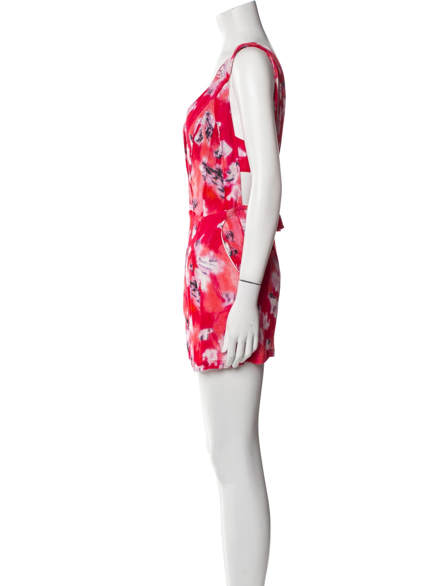 Iro Printed V-Neck Romper