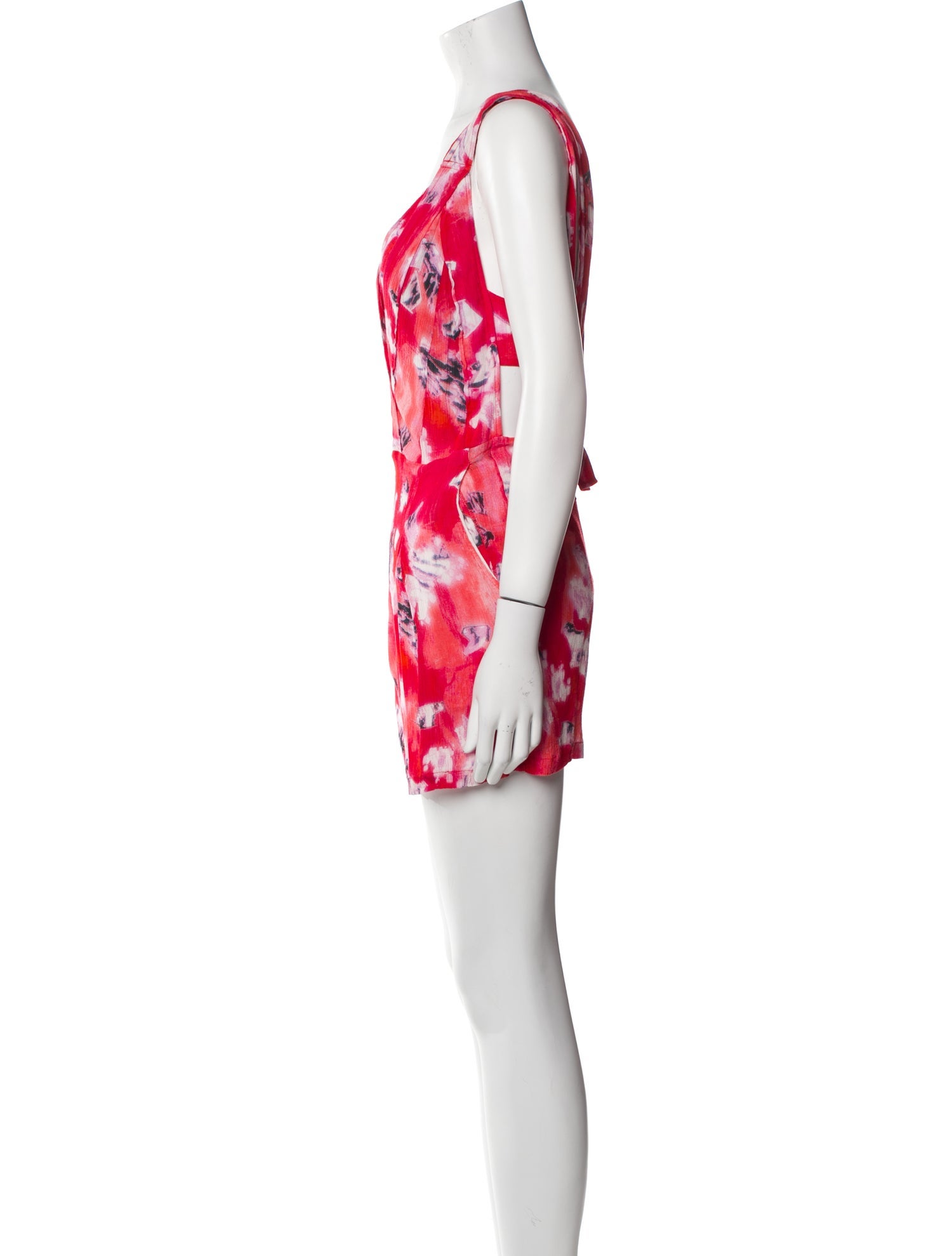 Iro Printed V-Neck Romper