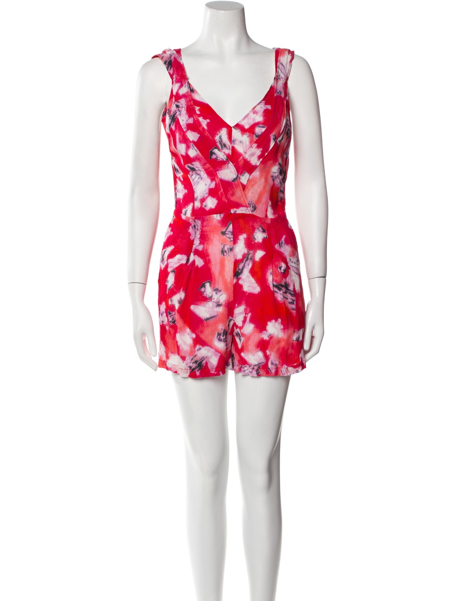 Iro Printed V-Neck Romper