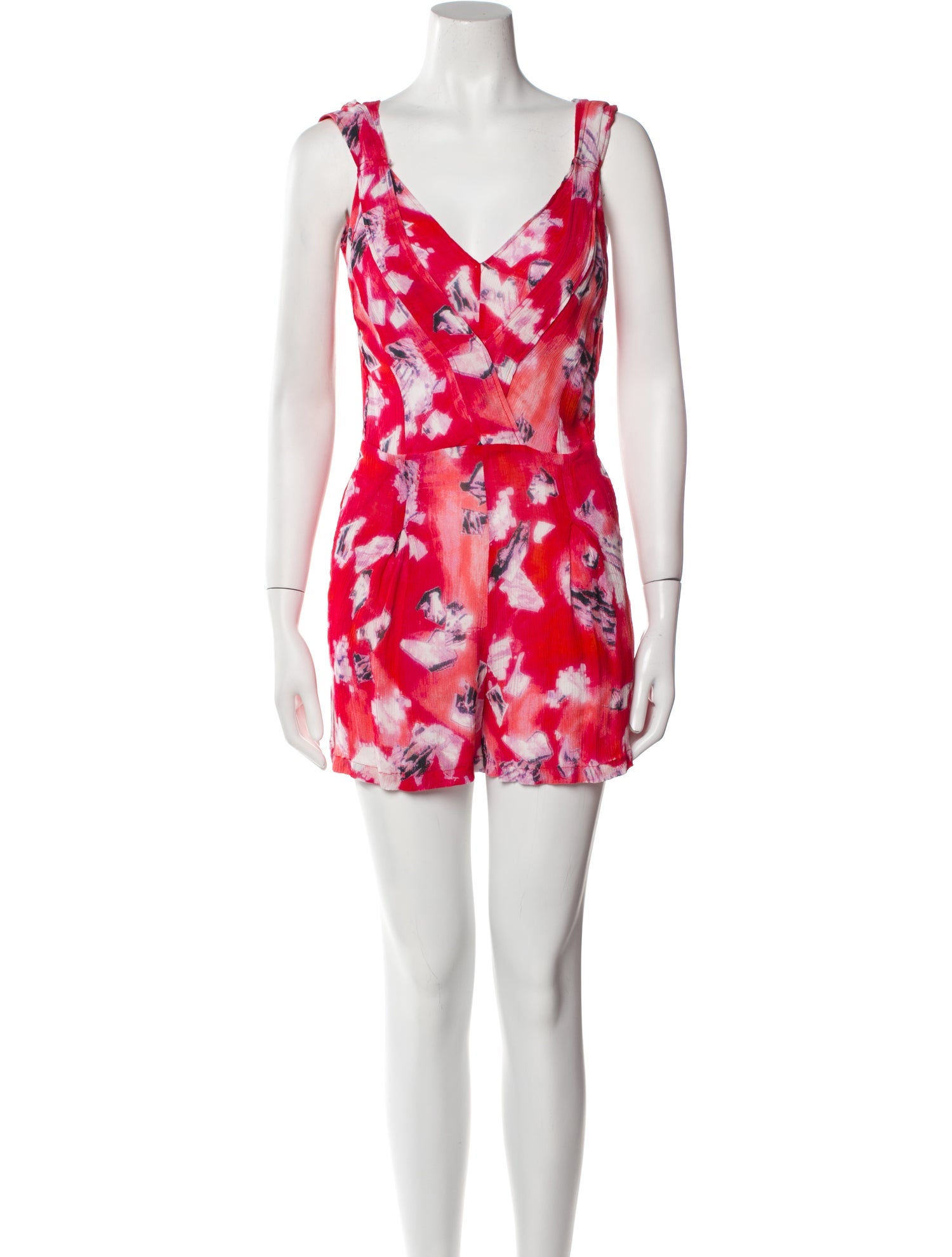 Iro Printed V-Neck Romper