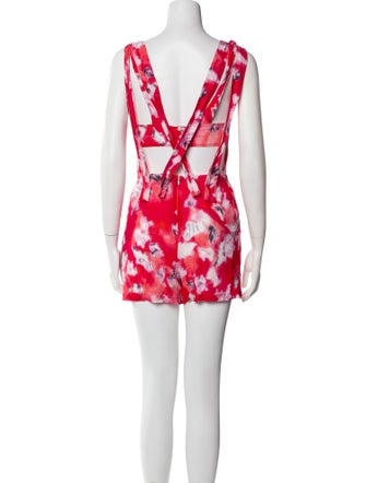 Iro Printed V-Neck Romper