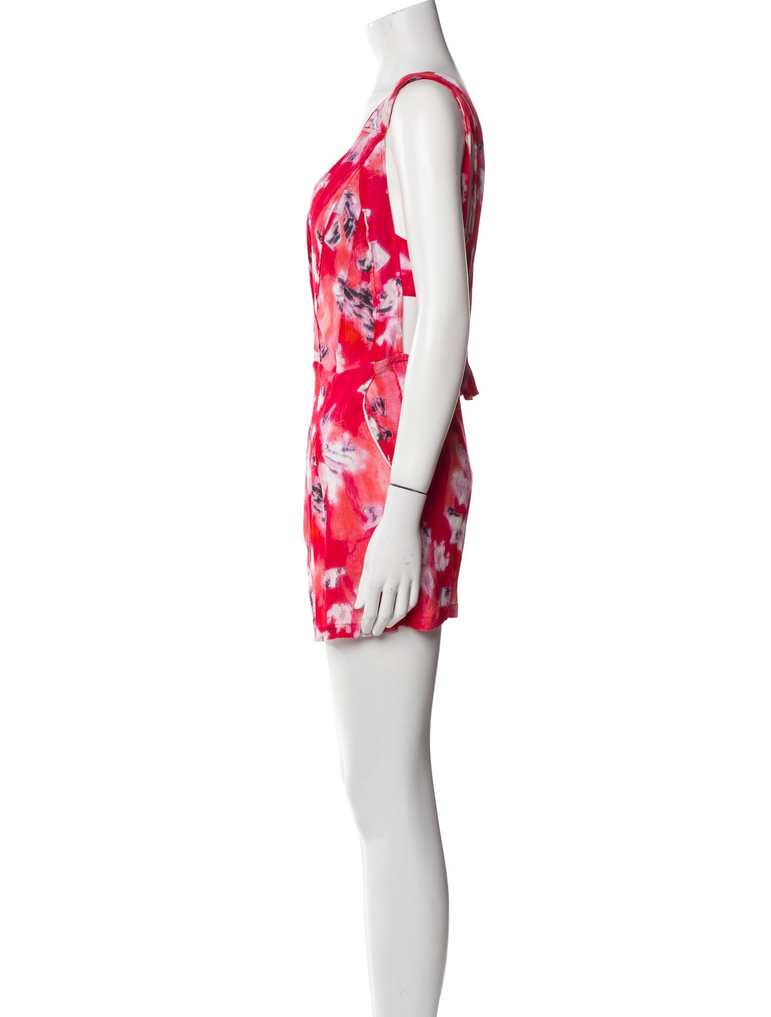 Iro Printed V-Neck Romper