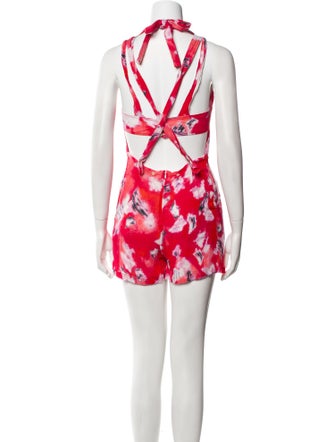 Iro Printed V-Neck Romper