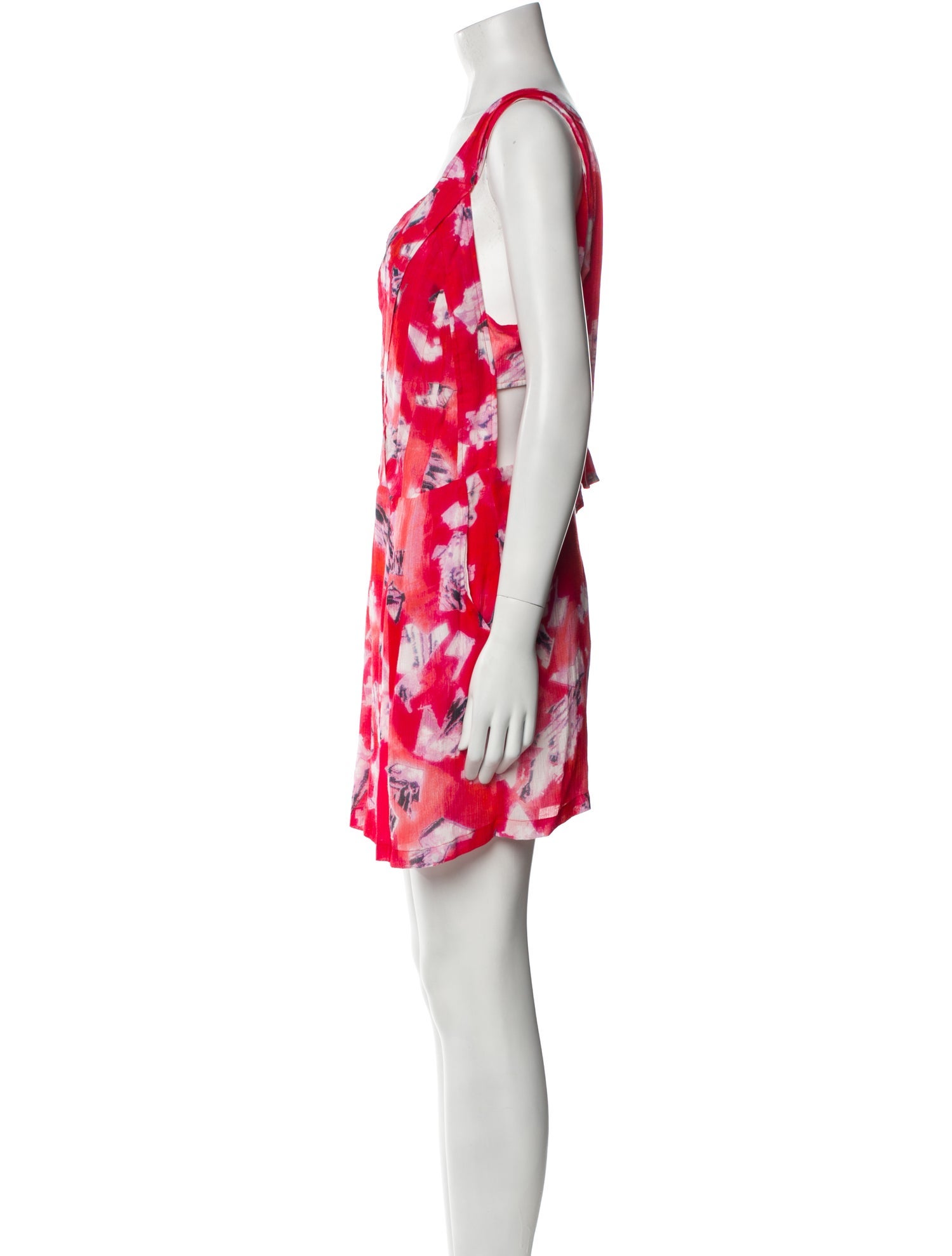 Iro Printed V-Neck Romper