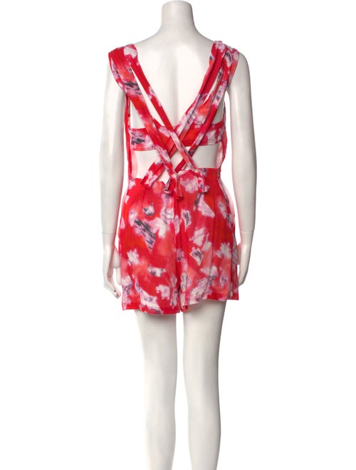 Iro Printed V-Neck Romper